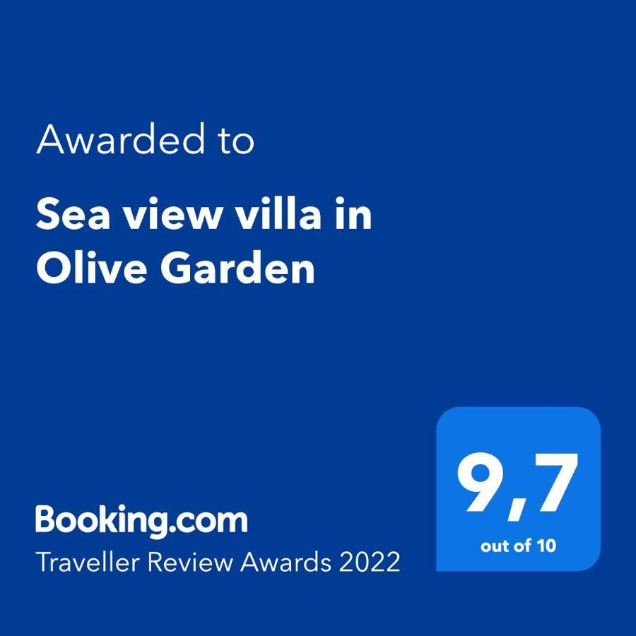 Sea View Villa In Olive Garden Nea Kallikrateia Exterior foto